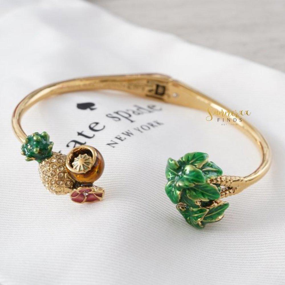 Kate Spade Hawaii Exclusive Open Hinged Cuff Bracelet